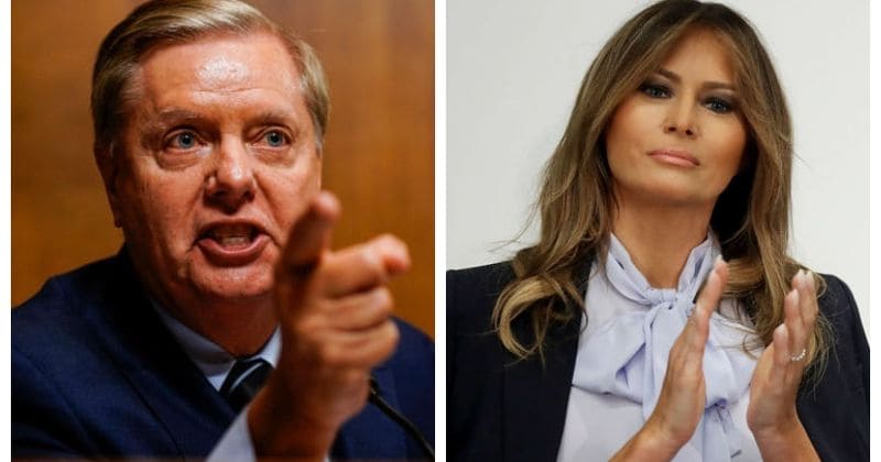 Melania Trump is 'proud' of Lindsey Graham's fiery response to allegations against Brett Kavanaugh