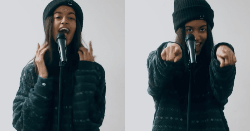 Malia Obama exudes fun as she dances and plays harmonica in her music video debut on New Dakotas song