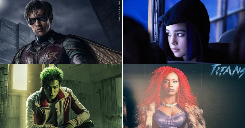 Meet Robin, Raven, Starfire, and Beast Boy in explosive origin teasers of DC Universe's 'Titans'
