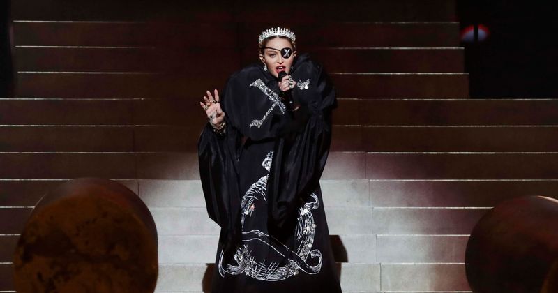 Madonna mocks Donald Trump's penis size during racy performance on first day of her Madame X tour
