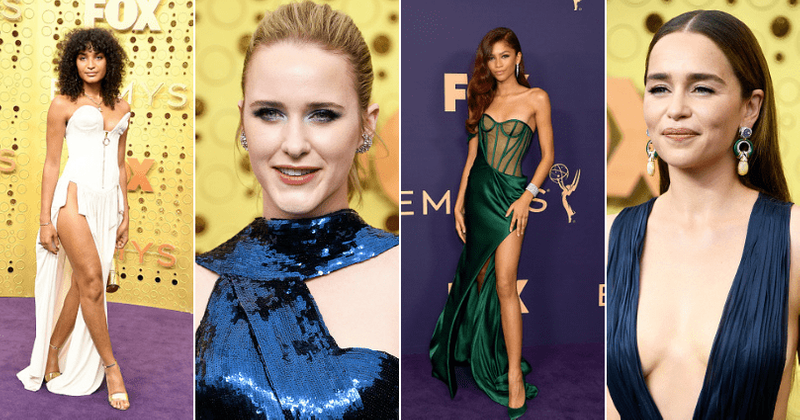 Emmys 2019 red carpet: The best in fashion from Indya Moore, Emilia Clarke, and Zendaya to Rachel Brosnahan