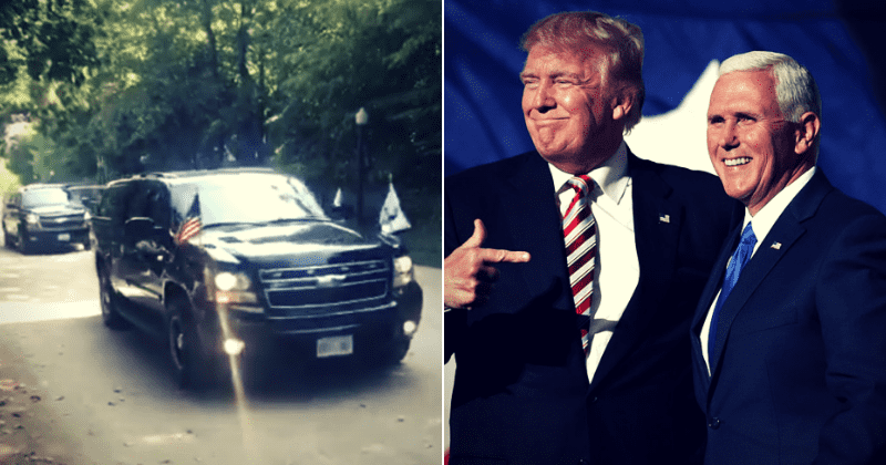 Mike Pence slammed for taking 8-car motorcade to historic Mackinac Island where vehicles have been banned since 1898