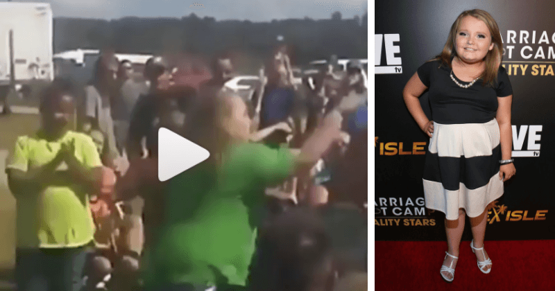 Don't mess with the Boo Boo! Honey gives pro-wrestler Robbie E an epic smackdown