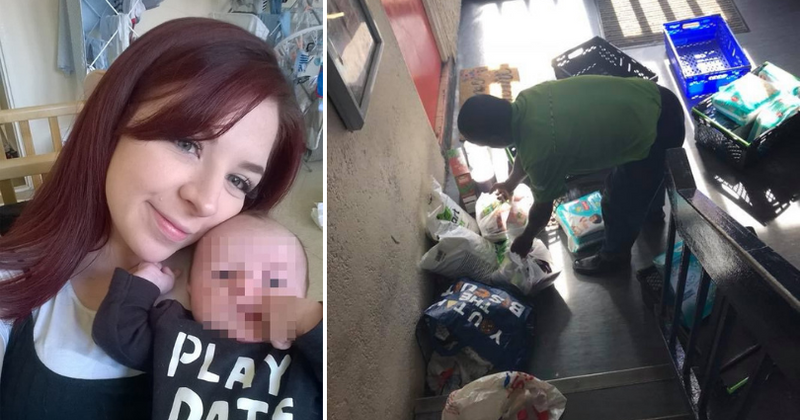 Pregnant woman forced to lug her shopping up two flights of stairs after delivery driver refuses to help