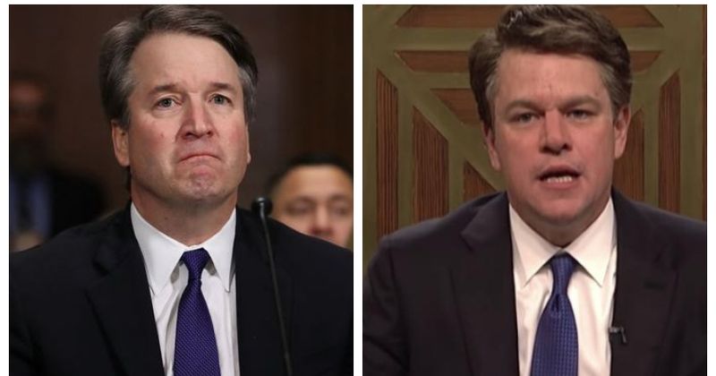 'Saturday Night Live': Matt Damon takes a shot at Brett Kavanaugh in cold open