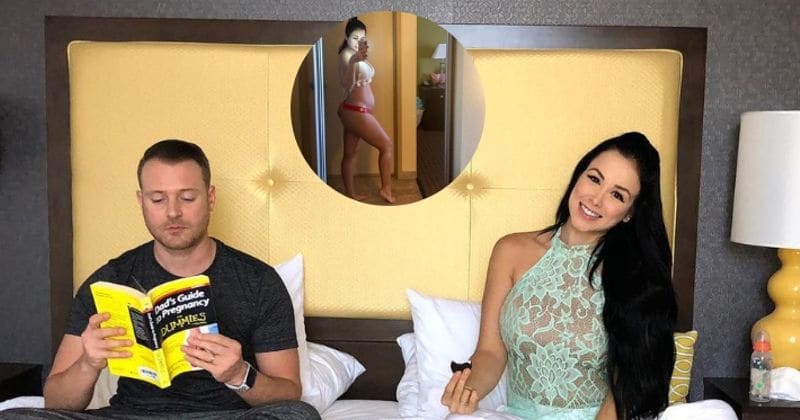 '90 Day Fiance' alum Paola Mayfield shows off her baby bump in crochet bikini and pink thong