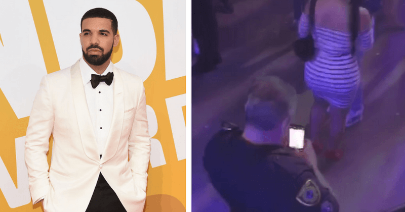 Houston police launch investigation after officer caught on camera taking pictures of woman's behind at Drake concert