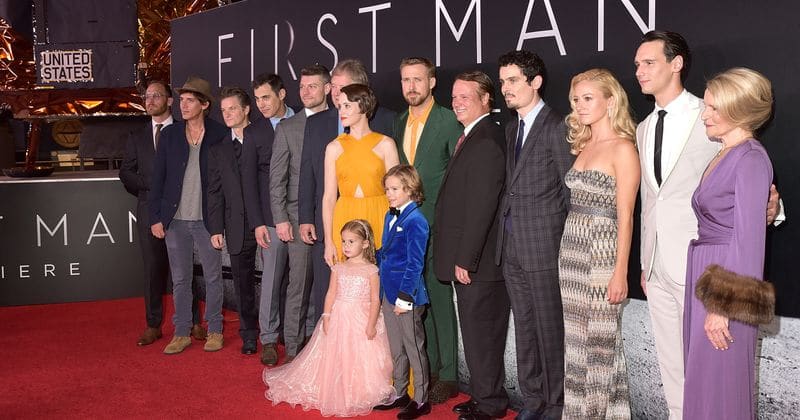 'First Man' premieres in D.C. amid controversy regarding the iconic flag-planting scene on the moon