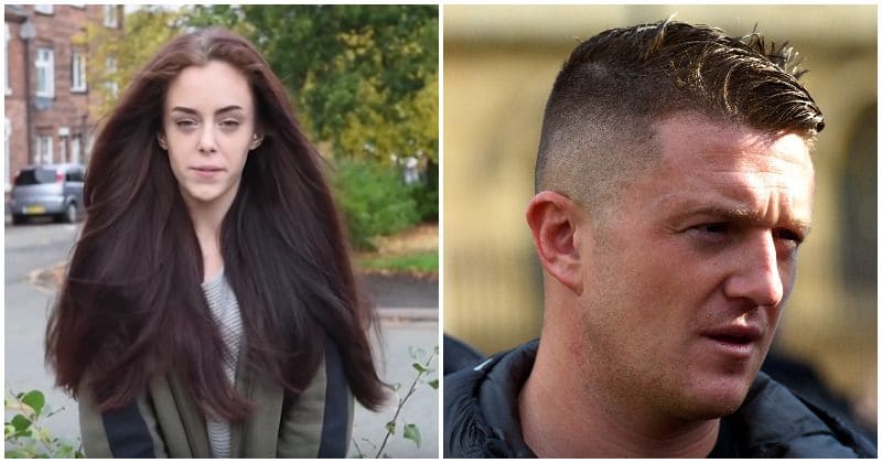 17-year-old quits course after she was told to "get out" of class for supporting far-right leader Tommy Robinson