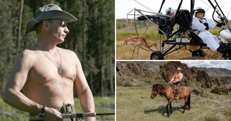 Russian president Vladimir Putin is the ultimate male sex symbol as he goes topless for official 2019 calendar