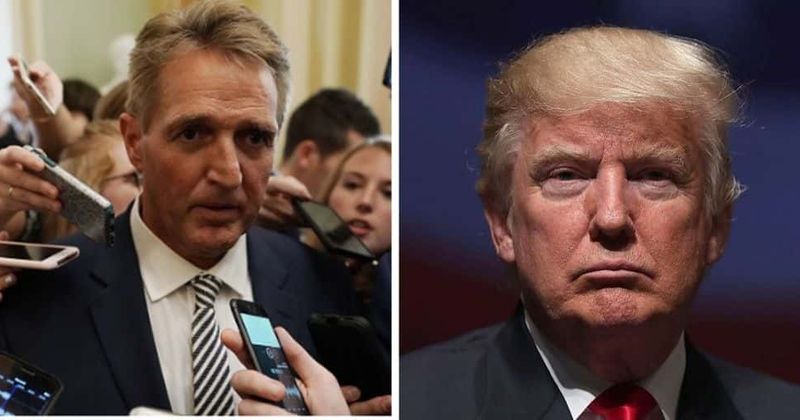 Jeff Flake tells fellow Republicans to ditch Trump and 'save their souls' as his actions 'warrant impeachment'