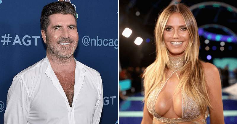 Simon Cowell sports whiter teeth than before in latest selfie with Heidi Klum as the two begin judging duties on 'America's Got Talent'
