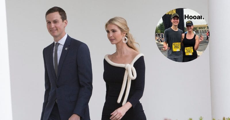 Ivanka Trump and Jared Kushner run Army Ten-Miler with their kids cheering from the sidelines