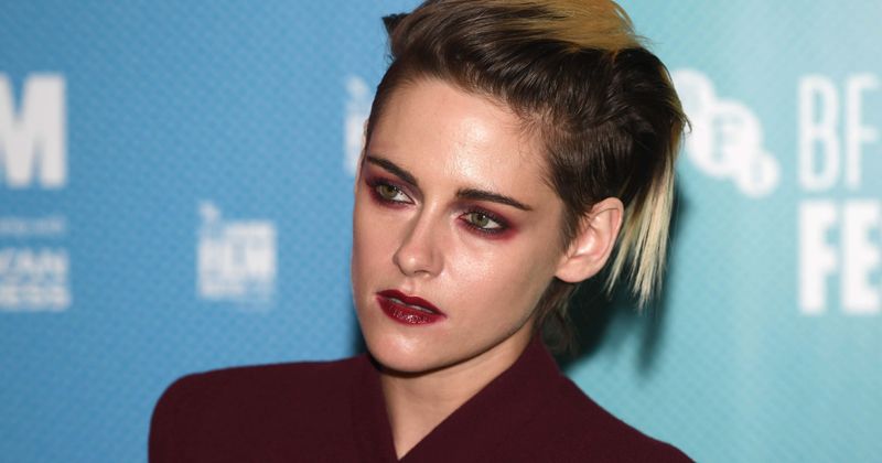 Kristen Stewart dodges wardrobe malfunction as she goes braless in unbuttoned blazer at 'Seberg' premiere