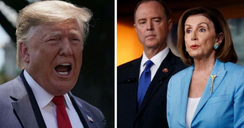 Donald Trump twitter rant: President accuses Nancy Pelosi and ASchiff of treason, calls for their impeachment