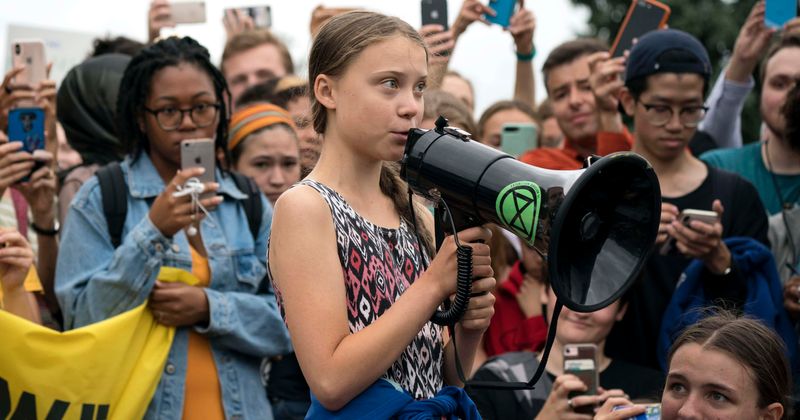 Iowa teacher suspended for posting a threatening 'sniper rifle' comment about Greta Thunberg's visit
