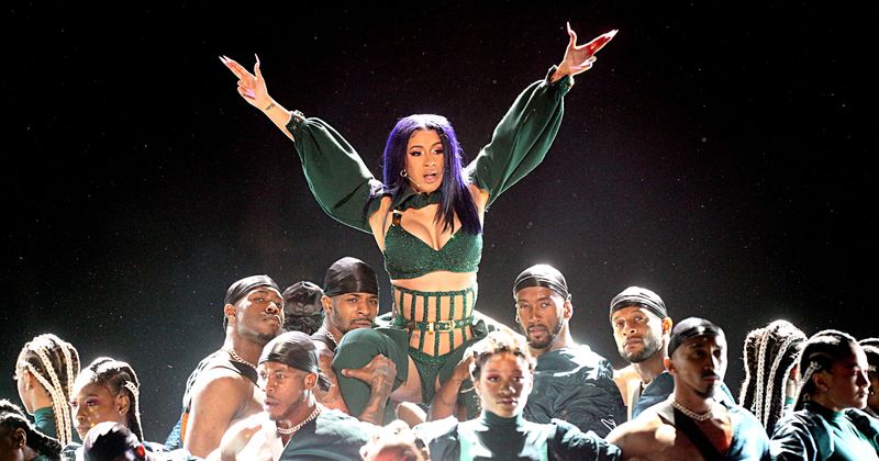 Cardi B shows off her jaw-dropping curves in bodacious outfit as she regales audiences at Austin City Limits
