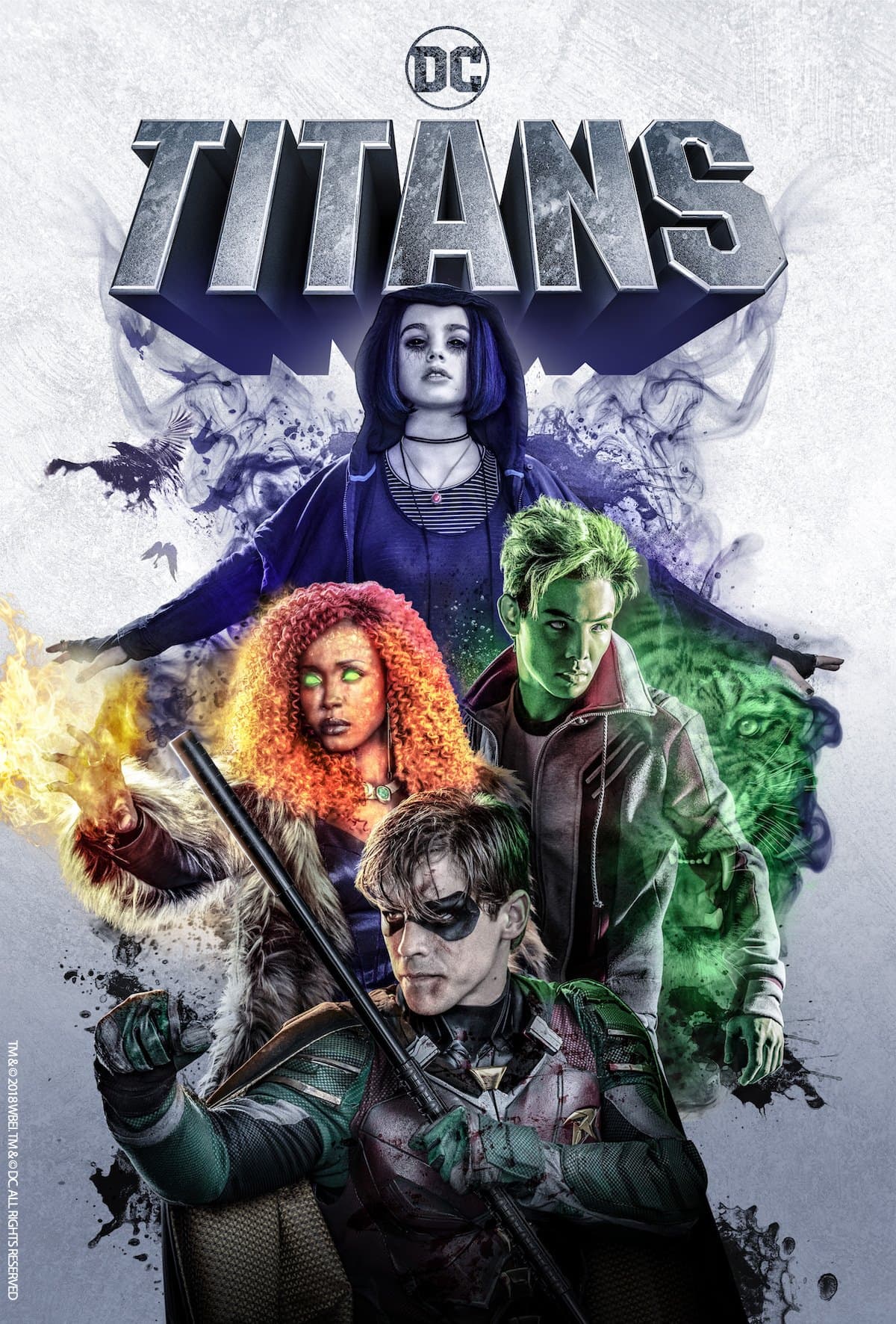 The 'Titans' official poster (Source: DC Universe)