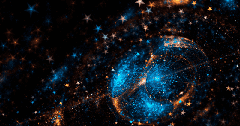 Scientists observe dwarf galaxy churning out its first stars 9.4 billion years ago using giant galaxy cluster as magnifying lens