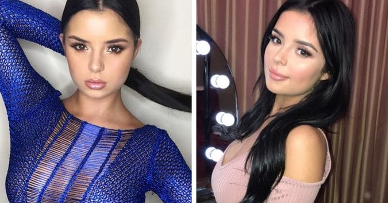 Demi Rose displays jaw-dropping curves in tiger print bikini while posing in Ibiza