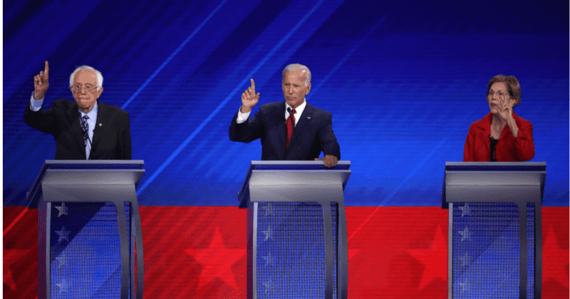 Presidential debate: 70s club members Bernie Sanders, Joe Biden and Elizabeth Warren fend off questions about their age