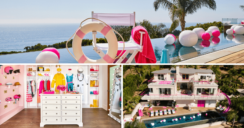 Now you can stay at Barbie's real-life Malibu mansion as she lists it on Airbnb for $60 a night