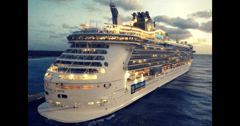 Woman who climbed over balcony railing to take selfies on edge of Royal Caribbean cruise ship gets booted off: 'What an absolute IDIOT'