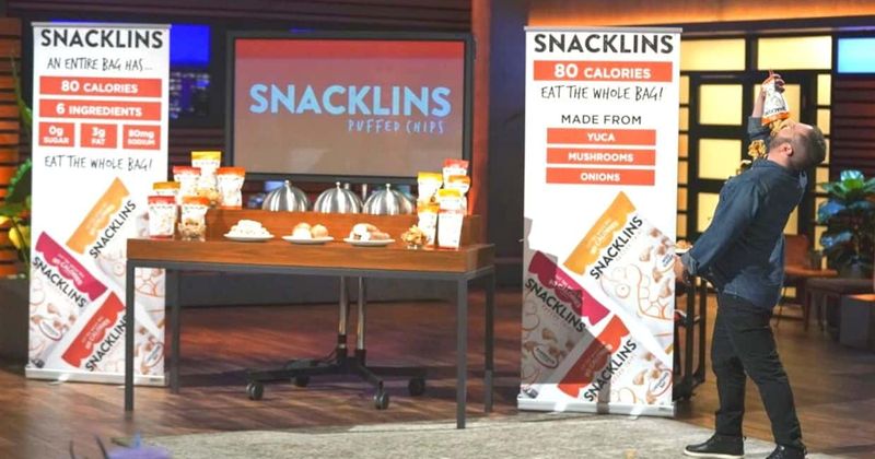 'Shark Tank' fans love Samy Kobrosly's pitch of a vegan alternative to pork-rind chips that makes 'snacking on junk food a healthy option'