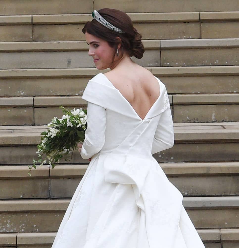 Eugenie decided to do away with the veil for a very special reason (Getty Images)