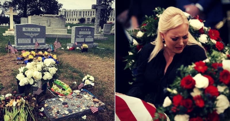 'I miss you the most on Sunday': Meghan McCain shares photo of father John McCain's gravestone in sentimental post