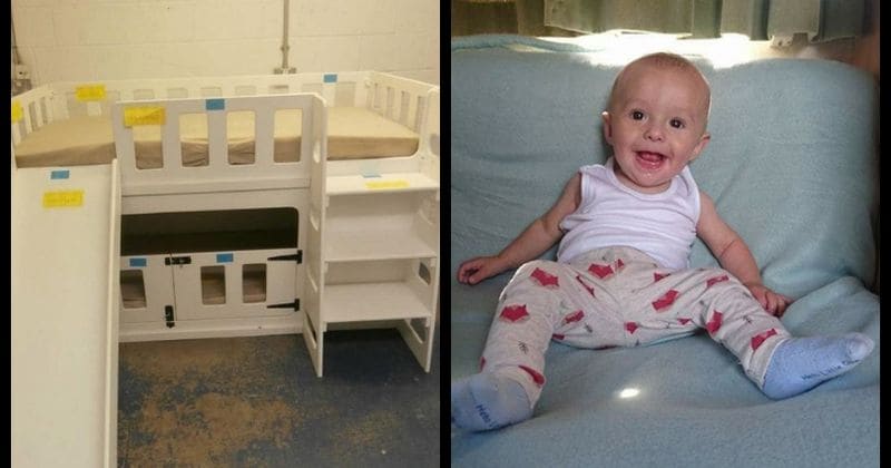 Seven-month-old baby choked to death after his head got stuck in bars of designer cot