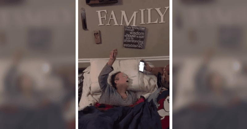Maryland mother-of-four on deathbed with brain cancer uses all her energy to raise her hand for worship song