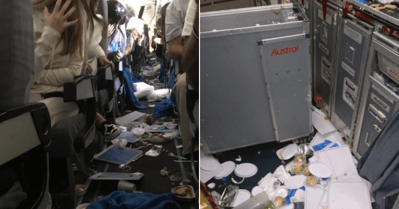 Passengers horrified as they are thrown around the cabin after plane hits rare, deadly 'clean air turbulence'