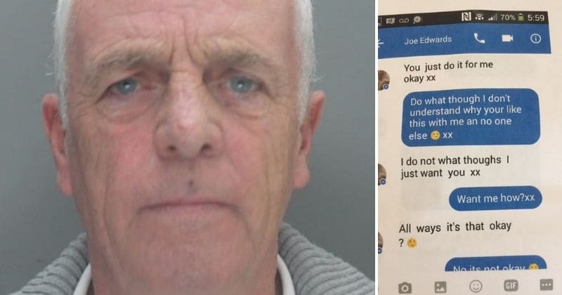 'I want you in all ways... I can't stop it': Grandfather's sickening messages to granddaughter he abused since she was 13