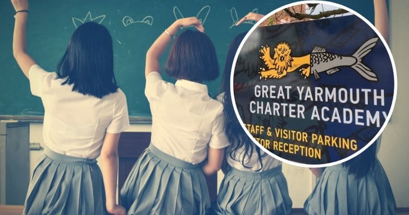 Parents horrified after school calls uniform store employees to measure length of skirts girl students were wearing
