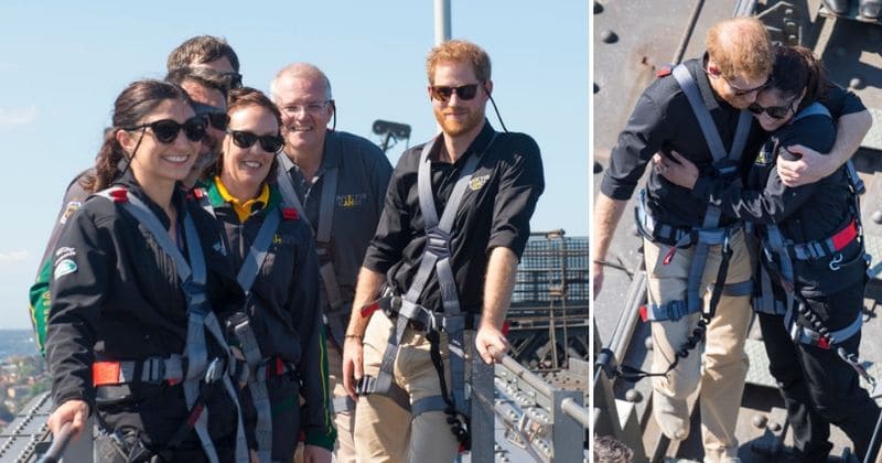 'I'm in the middle of a conversation': Prince Harry snubs aide who tried to hurry him as he spoke to war widow