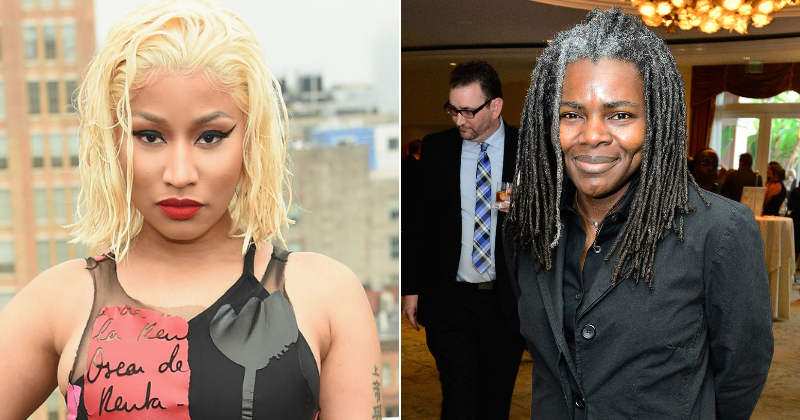 Tracy Chapman is suing Nicki Minaj for stealing her song 'Baby Can I Hold You'