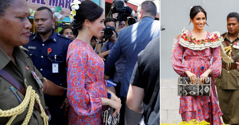 Pregnant Meghan Markle's visit to crowded Fiji market cut short due to 'security risk'