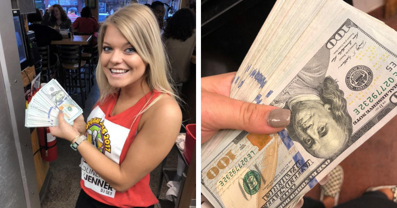 'The waters were great': Waitress shocked after she's tipped $10,000 for serving two glasses of water