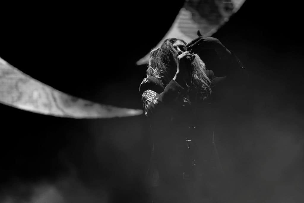 Maynard James Keenan of A Perfect Circle performs onstage during the 2018 Coachella Valley Music and Arts Festival Weekend 1 at the Empire Polo Field on April 15, 2018, in Indio, California. (Getty Images)