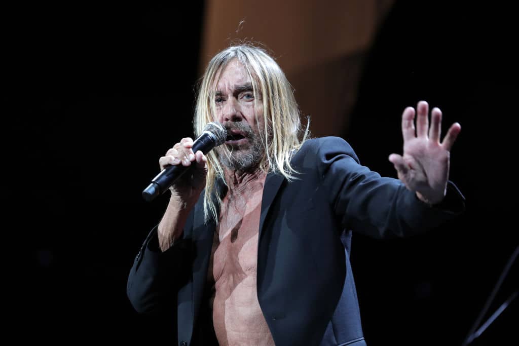 Iggy Pop performs during Cal Jam 18 at Glen Helen Regional Park on October 06, 2018, in San Bernardino, California. (Getty Images)