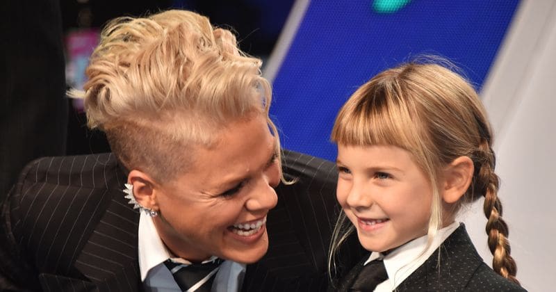 Pink's daughter takes after mom in singing her heart out for 'The Greatest Showman' tribute album