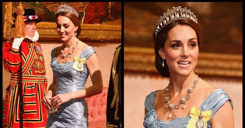 Kate Middleton mercilessly slammed for 'truly awful' '80s style blue banquet dress