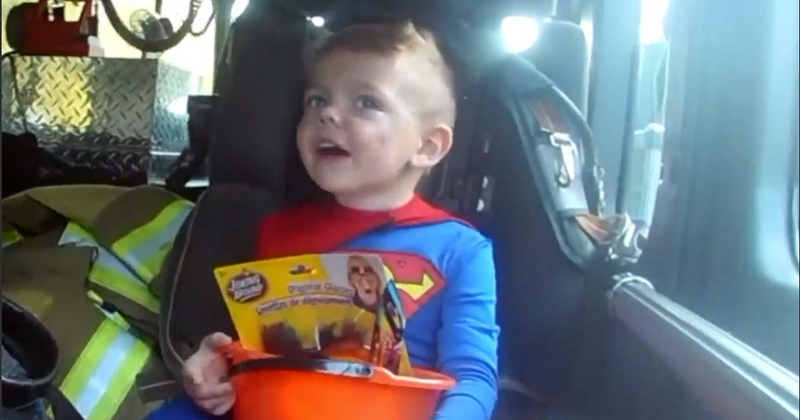 Neighborhood celebrates Halloween early for 4-year-old boy set to undergo surgery