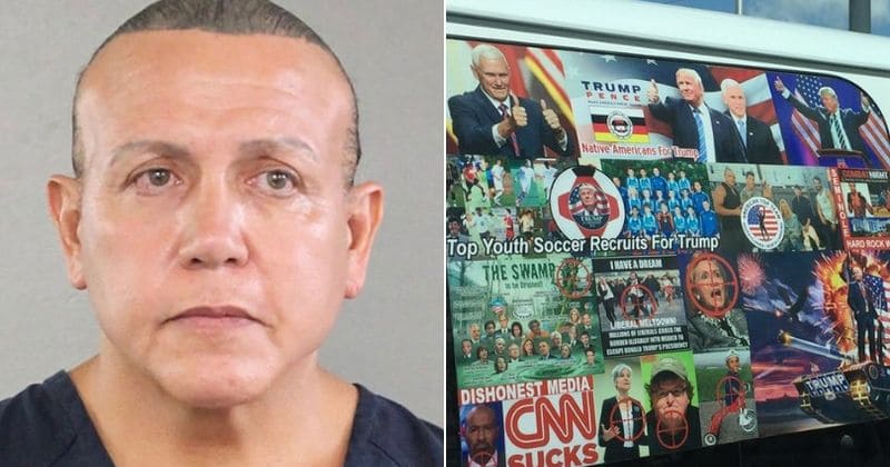 Pipe bomb suspect arrested in Florida drove van plastered with pro-Trump stickers