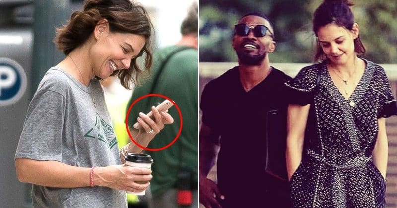 Is Katie Holmes engaged to Jamie Foxx? Star sparks engagement rumors with large diamond ring on her finger