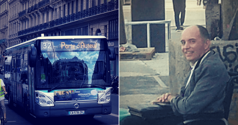 Bus driver orders all passengers to get off after they refuse to make space for wheelchair-bound man