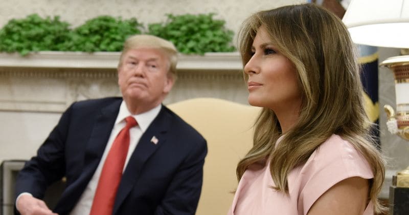 Trump praises Melania, says: "Being the first lady, and married to me –it’s not that easy"