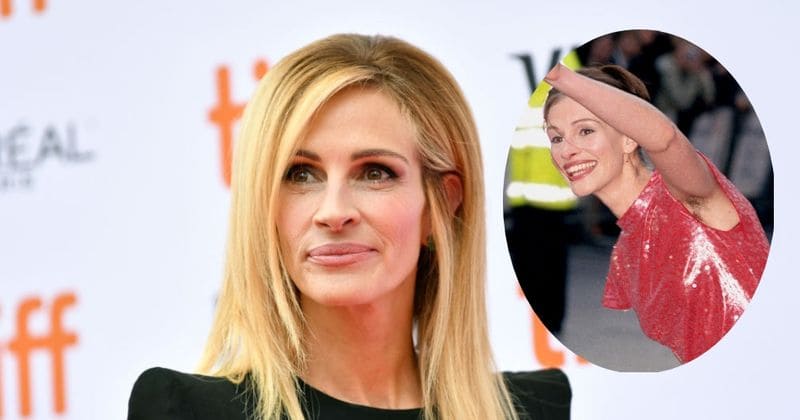 Julia Roberts says her hairy armpit look at Notting Hill premiere 'wasn't a statement'