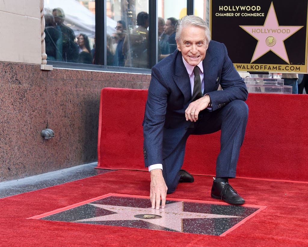 Michael Douglas Honored With a Star On The Hollywood Walk Of Fame on November 6, 2018, in Hollywood, California. (Getty Images)